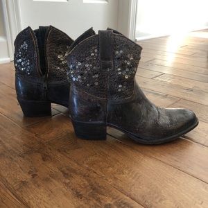 Frye “Deborah” Studded Bootie